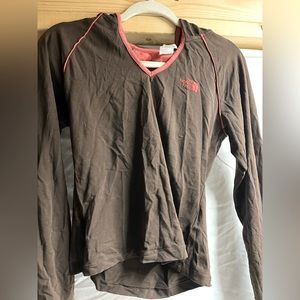 North face technical hoody, good condition, soft and stretchy